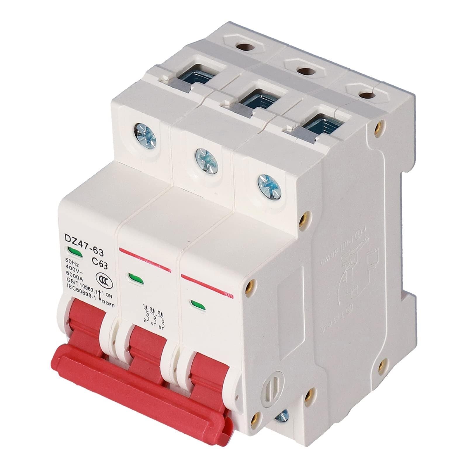 Disjoncteur miniature 3P AC 400V triphasé interrupteur air domestique