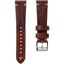 WatchGecko Simple Handmade Leather Watch Strap