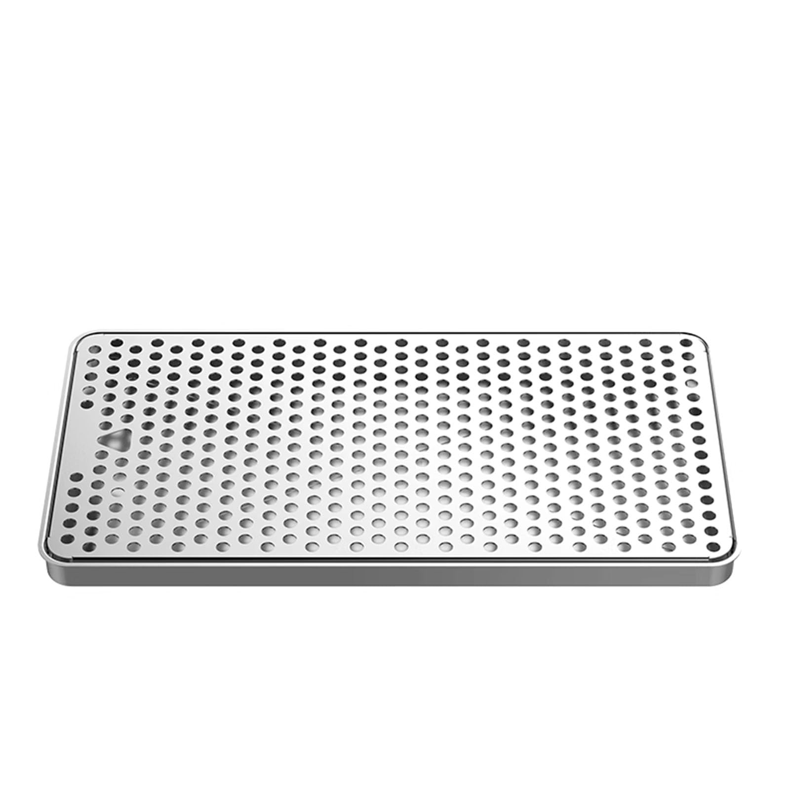Acier Inoxydable 304 Plateau D'égouttage,Plateau D'égouttement Amovible,Egoutoir Ustensiles De Cuisine pour Brassage À La Maison 15.7"X8.2"X0.8" pour Bar Pub Tasses Bols