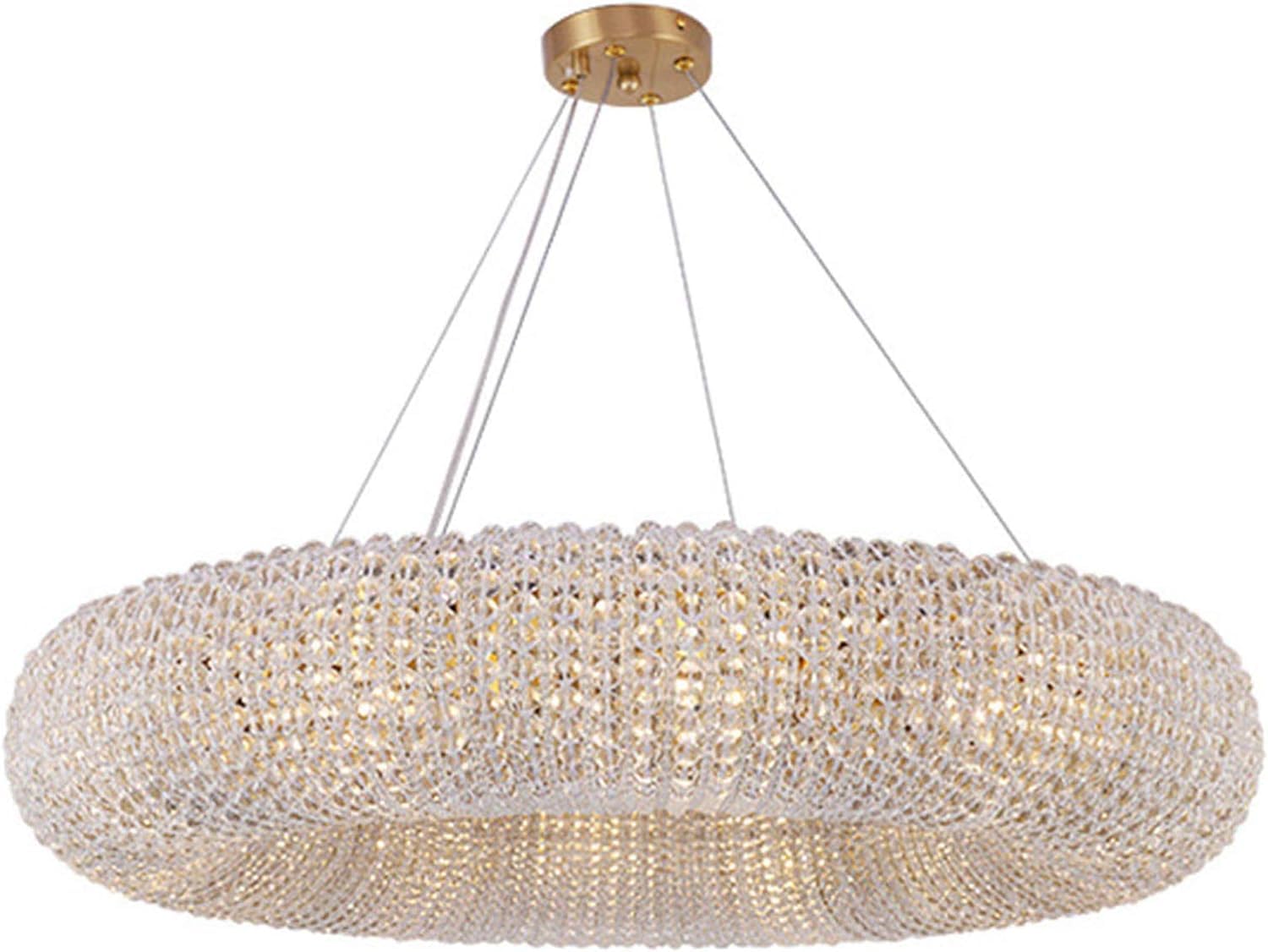 HYJAUSXB Indoor Led Ceiling Pendant, E14 Spherical Hanging Chandeliers Elegant Crystal Lamp 10,Foyer