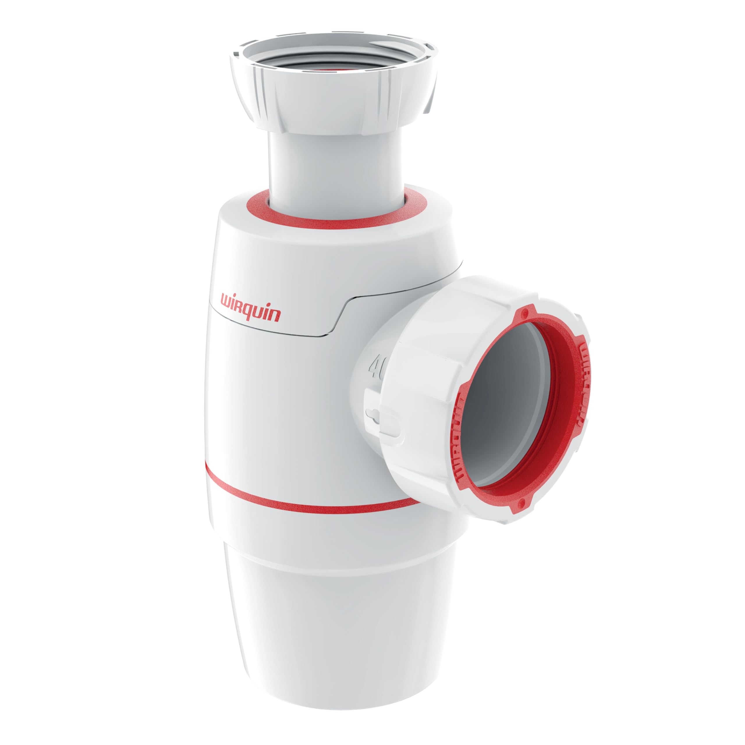 Wirquin 30722144 Sink Siphon Neo D40, White
