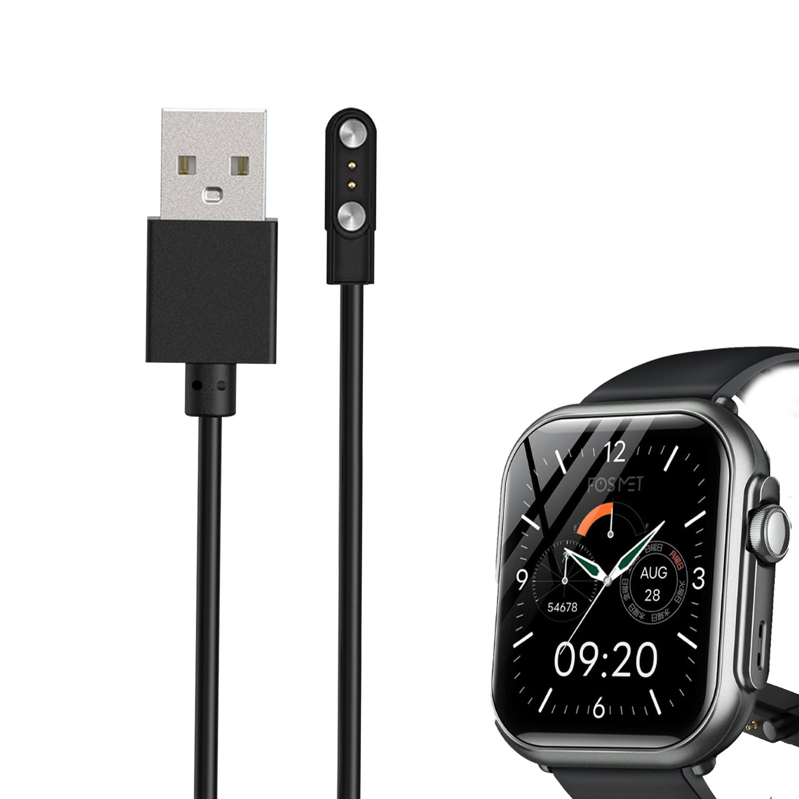 Amazon.co.jp: 【1本セット】FOSMET P1 用 スマートウォッチ充電
