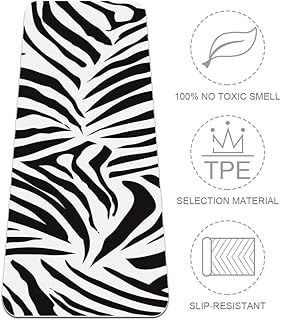 Xingruyun Orso Polare Animale 01 Yoga Tappetino per Ginnastica Spessore 6mm Tappetino per Esercizi TPE Protezione Ambientale Stampa Antiscivolo Tappetino Fitness Pilates 183x61cmx0.6cm