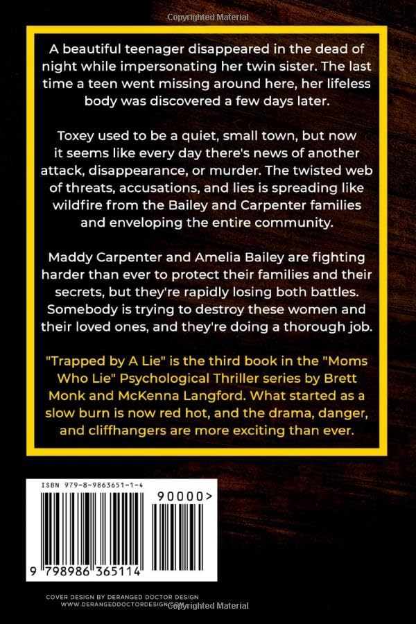 Vista 2 de Trapped By A Lie "Moms Who Lie" Domestic Psychological Thriller Book 3