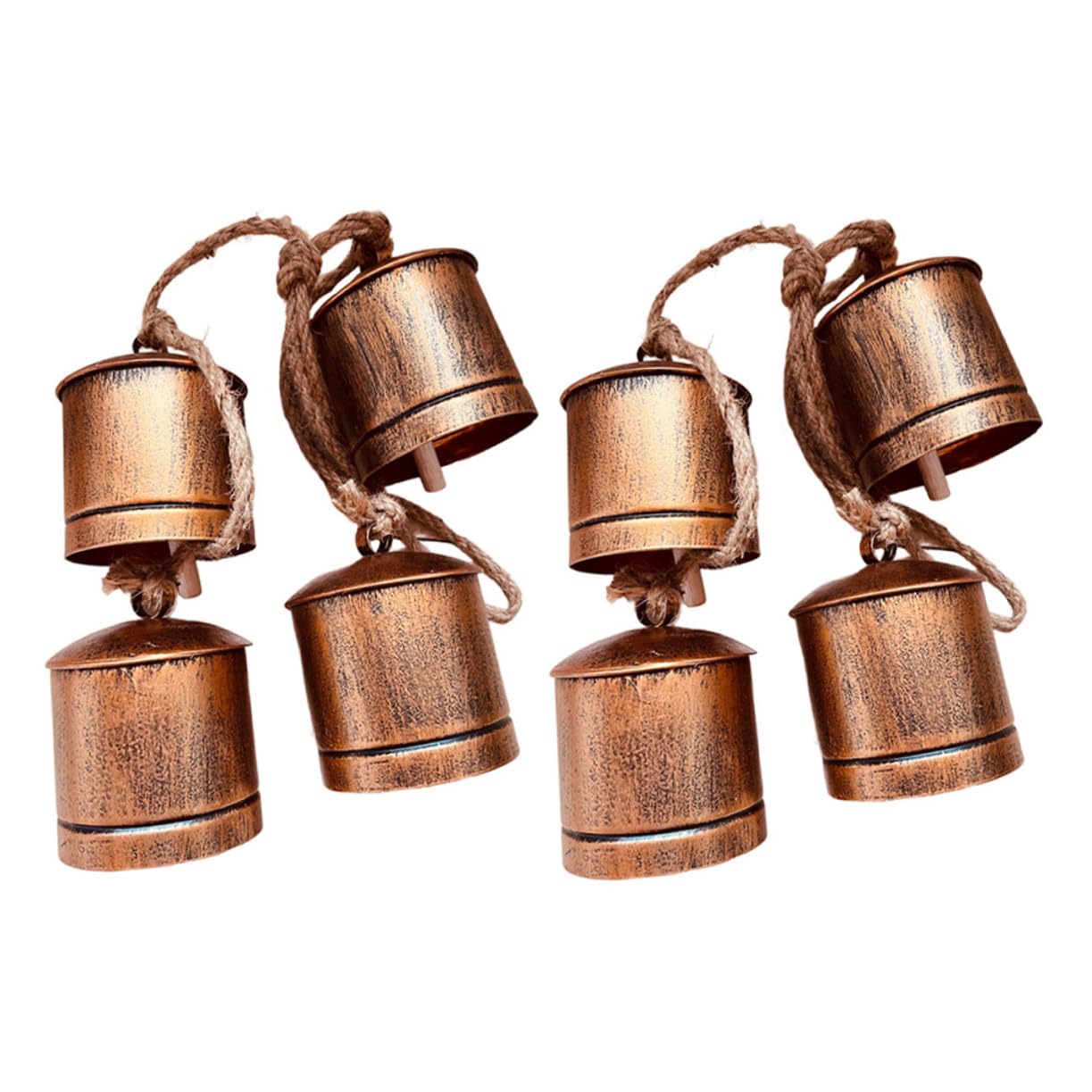 Cloches suspendues de jardin Alipis en métal patiné haute résistance