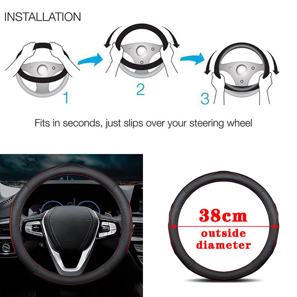 Auto In Pelle Ventilare Anti-Slip Coprivolante Per Suzuki S-Cross Swift SX4 Vara Jimny Grand-Vara Baleno Ciaz Samurai  34