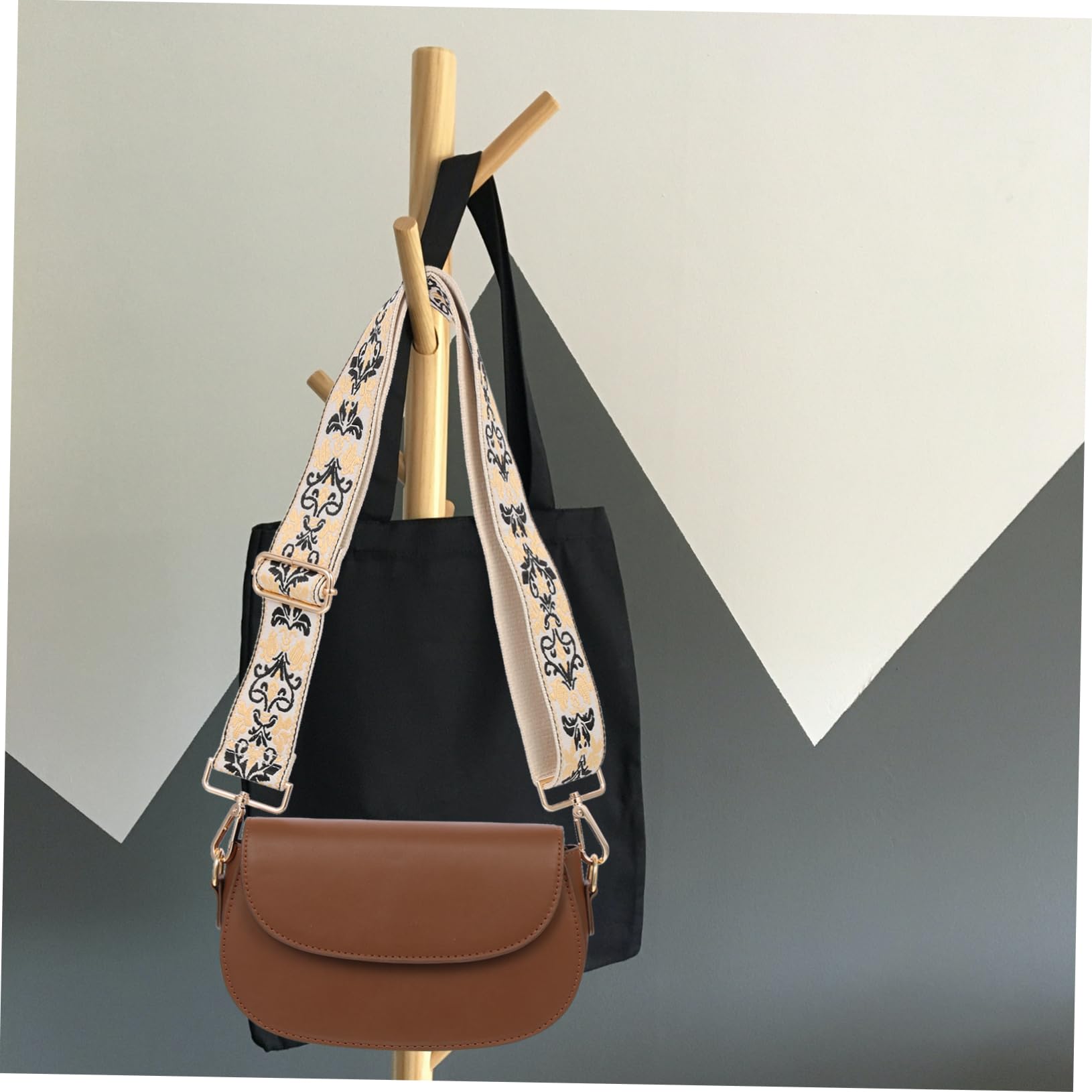 DOITOOL 3 Piezas Correa de Bolso de Mujer Ajustable con para Reemplazo de Asa Accesorio de Lona Decorativa para Bolsos Cruzados y Manos