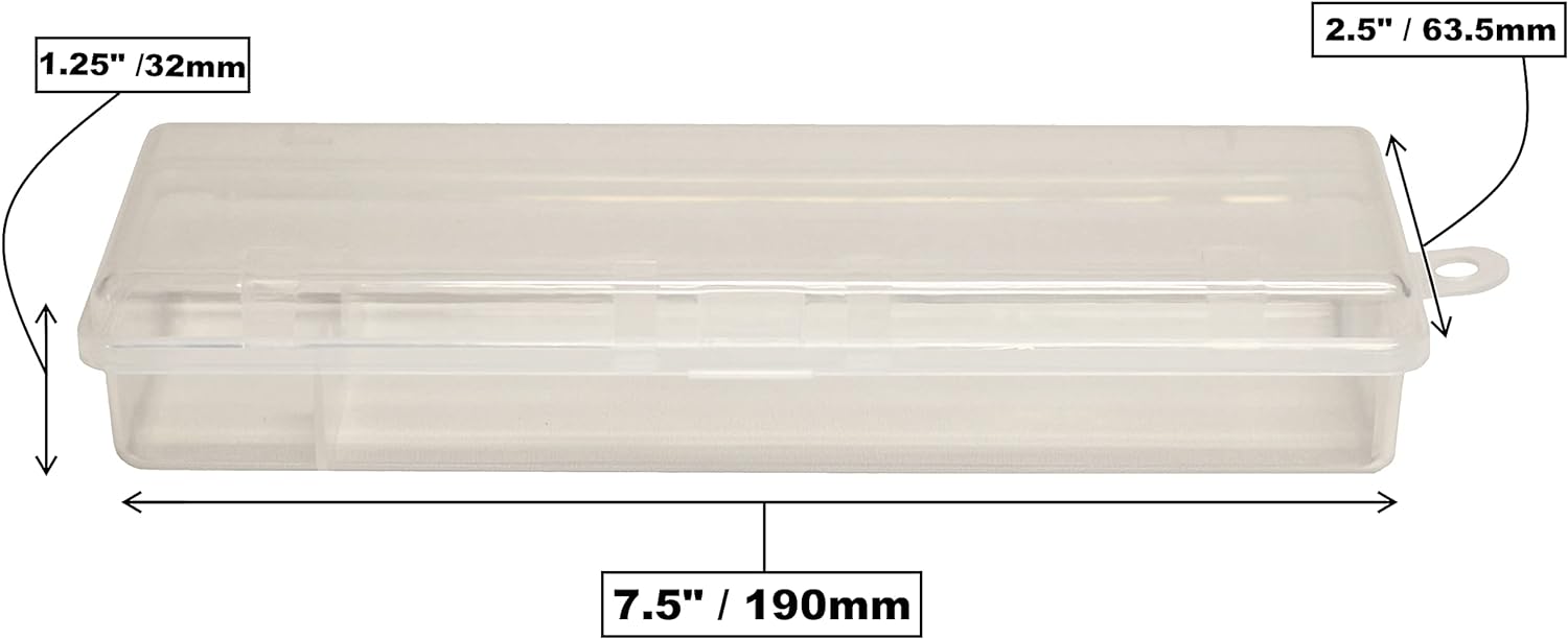 ® Clear Polypropylene Mini Stora Box with Hind Lid &