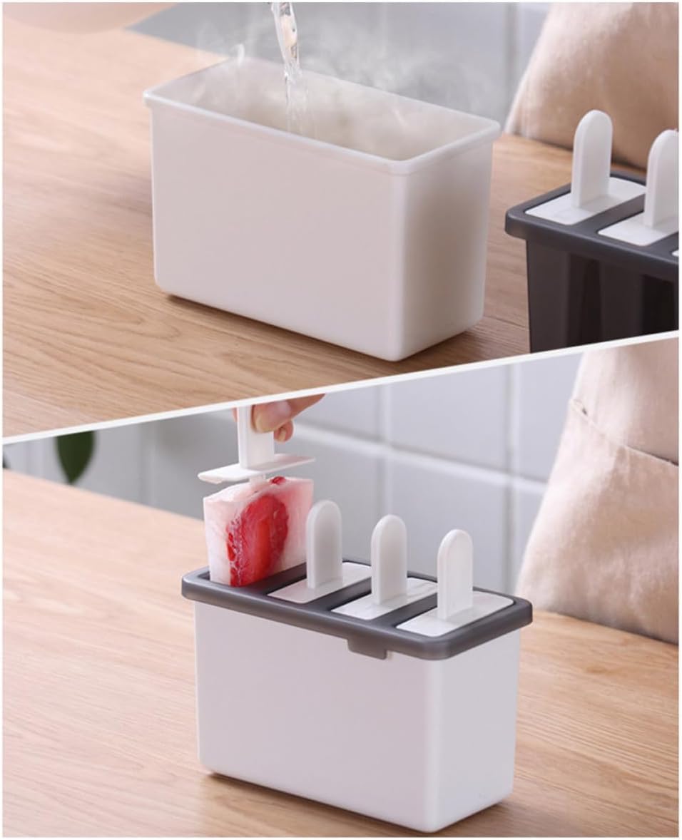 Ice Pop Mold Reusable PP Tray for Water Milk Fruit Mixtures