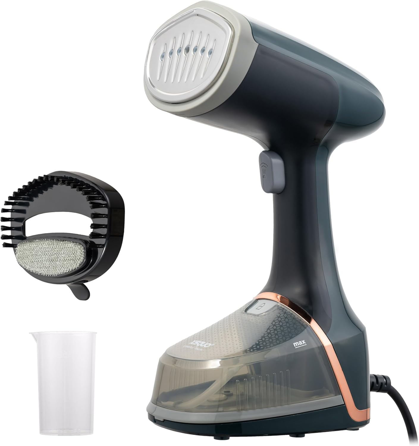 Plancha Vertical Vapor Profesional para Ropa 2000w Portatil para Arrugas Calentamiento 30s Deposito 260ml Ergonomica para Viajes y Hogar Vapor Continuo Cepillo Incluido Indicador Temperatura