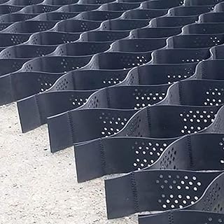 2" Geo Grid for Gravel, Slope Driveways Soil Stabilizer/Heavy Duty for Subgrade Wet Clay Area Landscaping, 10 20 Feet 30 33 Ft Reinforcement Paving Mesh (Color : W x L, Size : 6x7 m/20x23 ft)