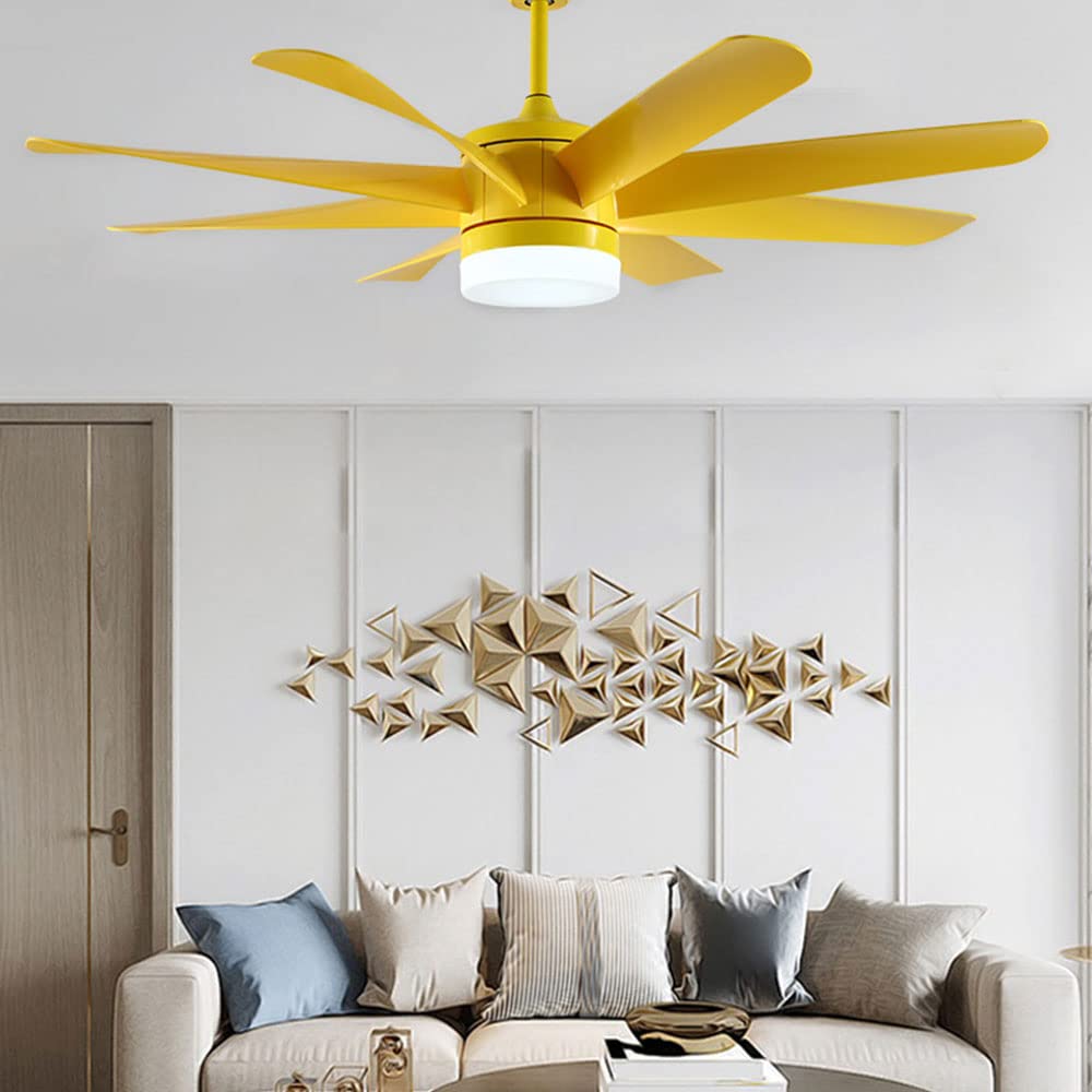 Ventilatore Da Soffitto Con Luce LED E Telecomando - 60W, Dimmerabile, 6 Velocità Per Camera Da Letto O Soggiorno - Foto 9