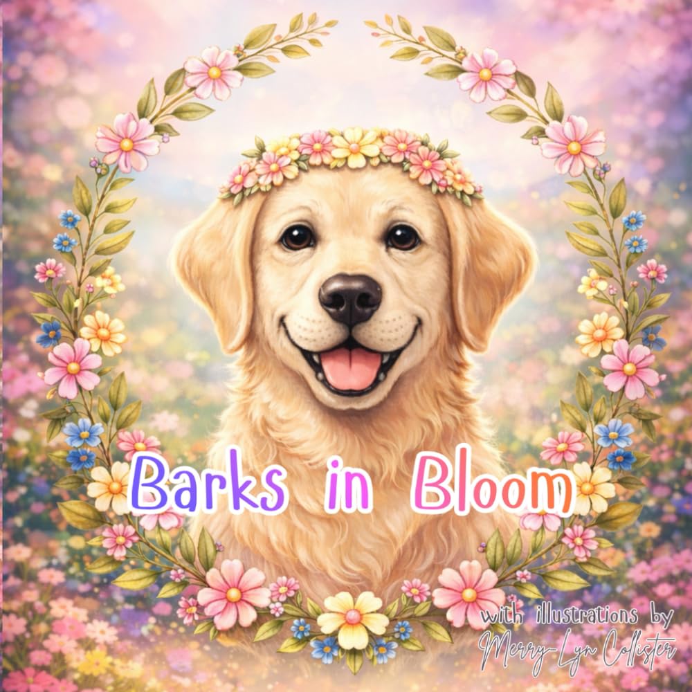 Barks In Bloom: A Spring Dog Colouring Adventure!