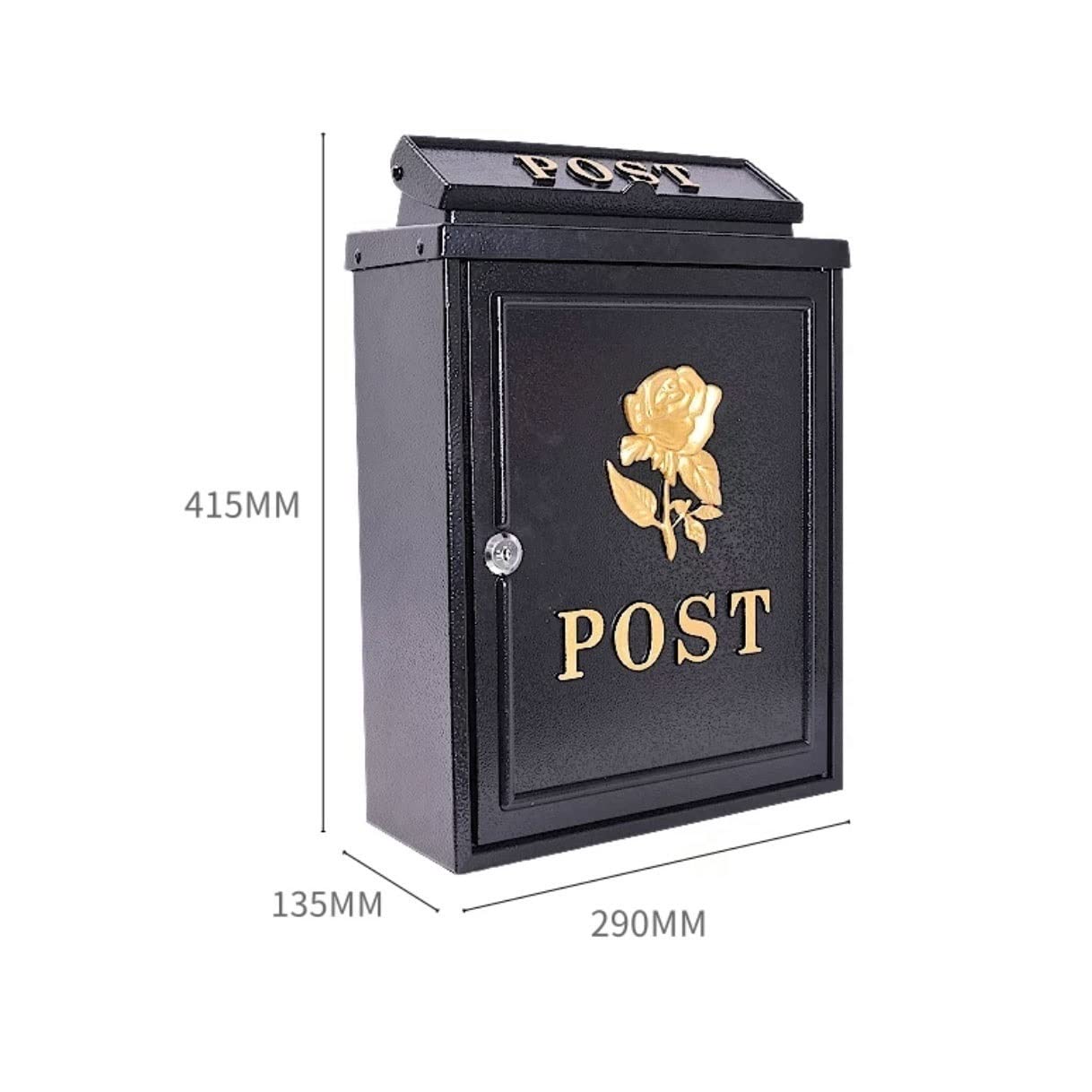 Postazioni per Cassette delle Lettere Cassette postali per Montaggio a Parete Armadietti per pacchi Scatole per la Raccolta della Posta in Acciaio zincato Buste Forniture postali