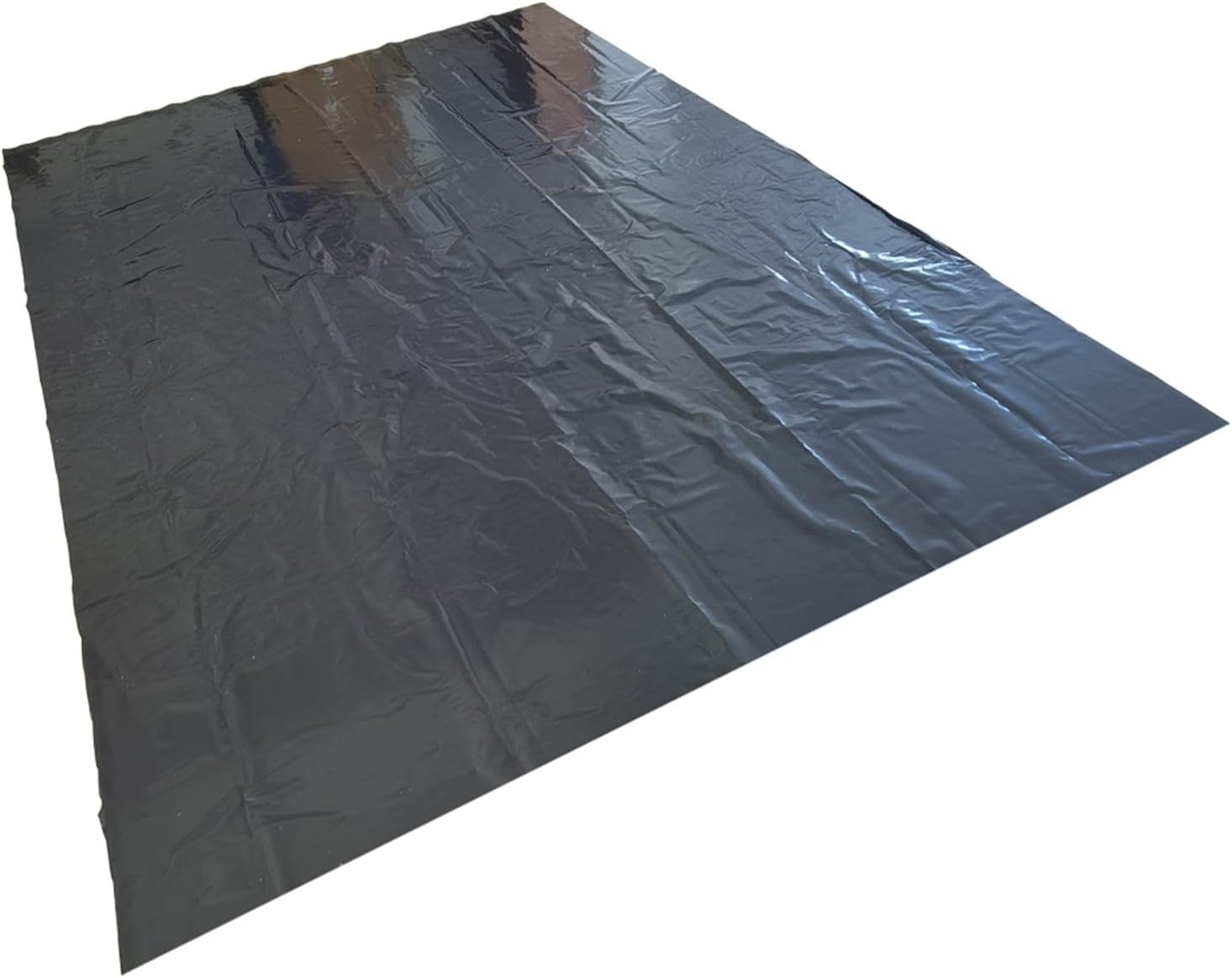 HDPE Pond Liner, Rubber Pond Liner 10ft×20ft Fish Pond Liners with 1mm Thickness, Flexible Black Pond Liner for Water Fountains, Outdoor Gardens