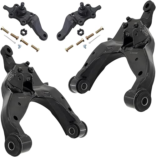 Miniatura 14 de Detroit Axle - Kit de brazos de control delanteros de 4 piezas para Nissan Cube 2009-2014, Nissan Versa 2007-2012 2 brazos de control inferiores con