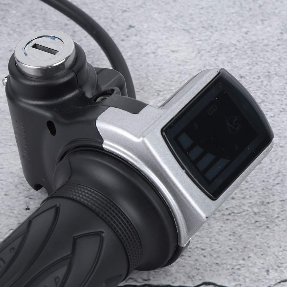 Poignée d'accélérateur multifonction, indicateur de batterie électrique de 36 V, serrure de porte électrique pour vélos électriques, tricycles