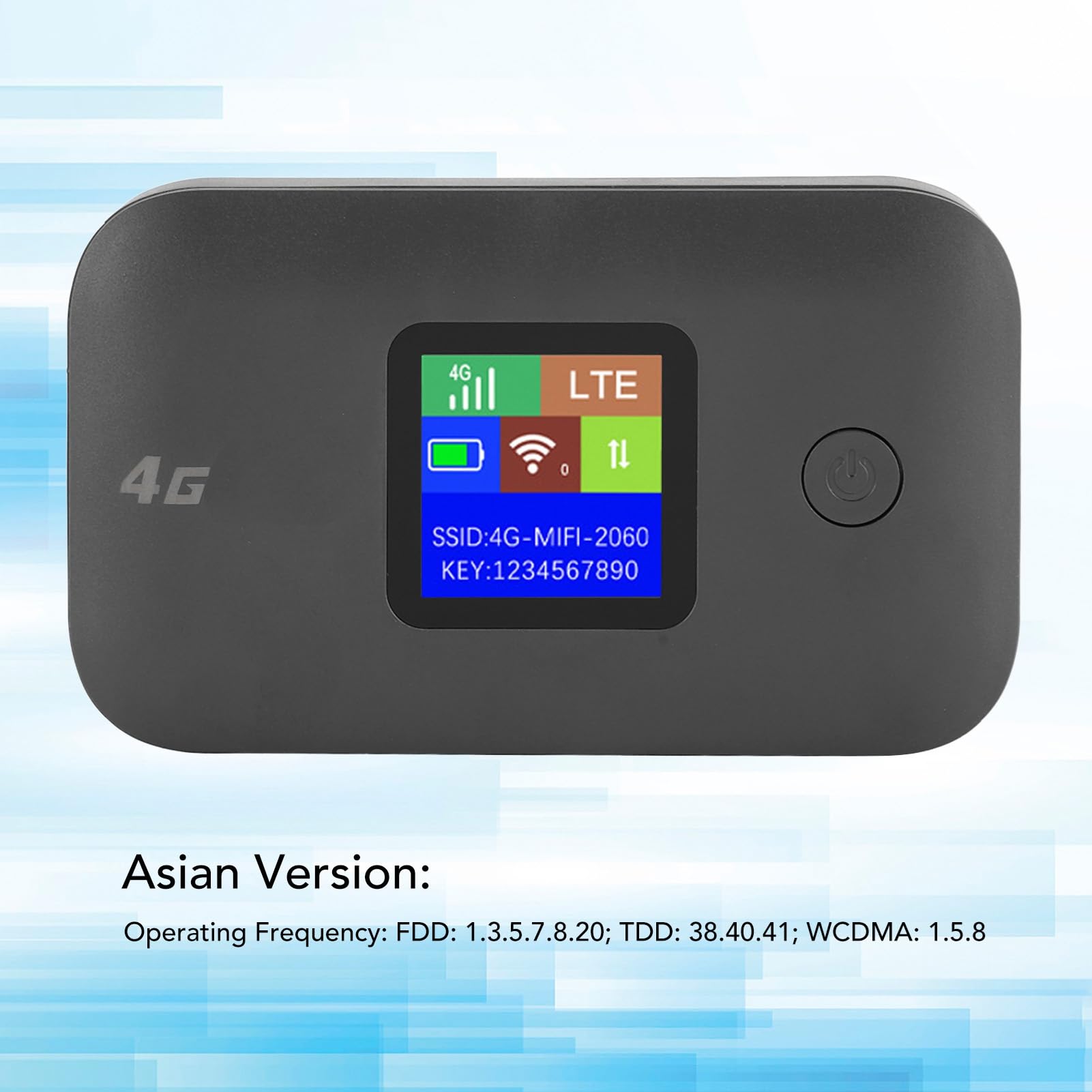 Roteador portátil 4G LTE, ponto de acesso móvel com slot para