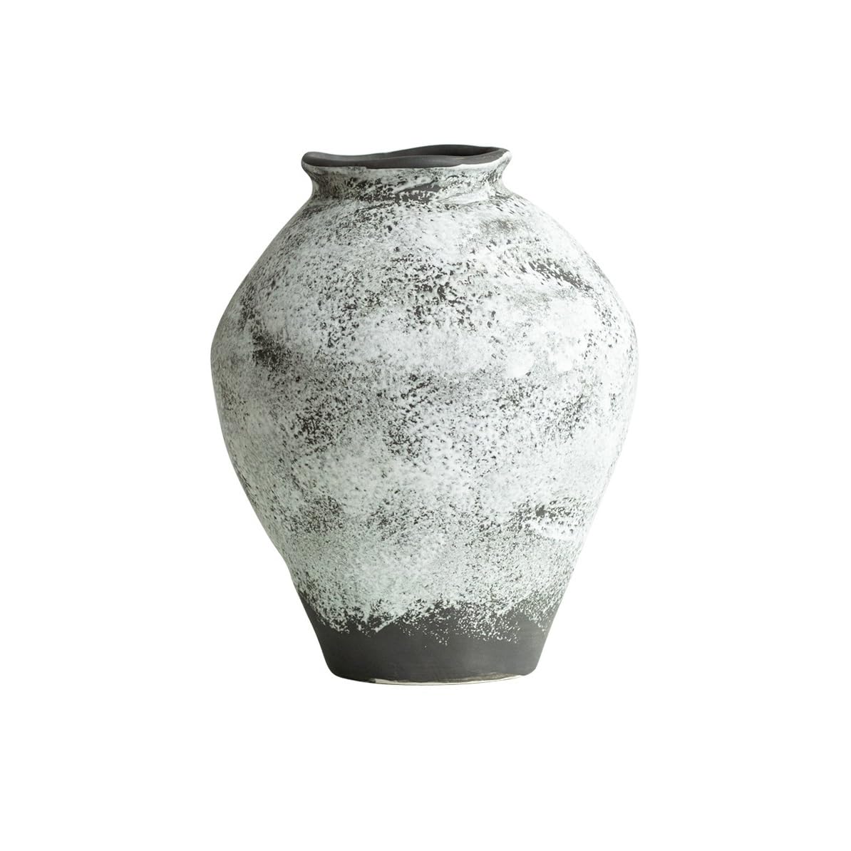 GFHTRELY Vase Stone Lacquer Ceramic Vase Flower Arrangement Home Desktop Decoration Ornaments Flower Vases