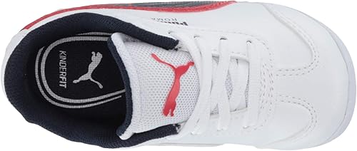 Miniatura 5 de PUMA Baby Ferrari Roma - Tenis deportivos para niños pequeños, color blanco, talla 10 M de EE. UU