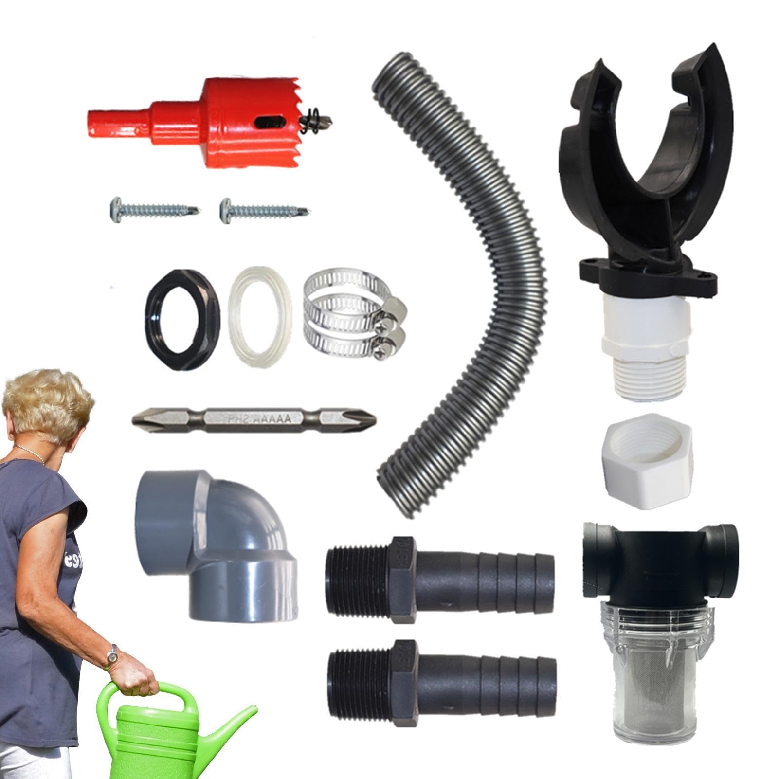 Regenanschluss-Set, Regenauffangsystem | Wasserauffangsystem