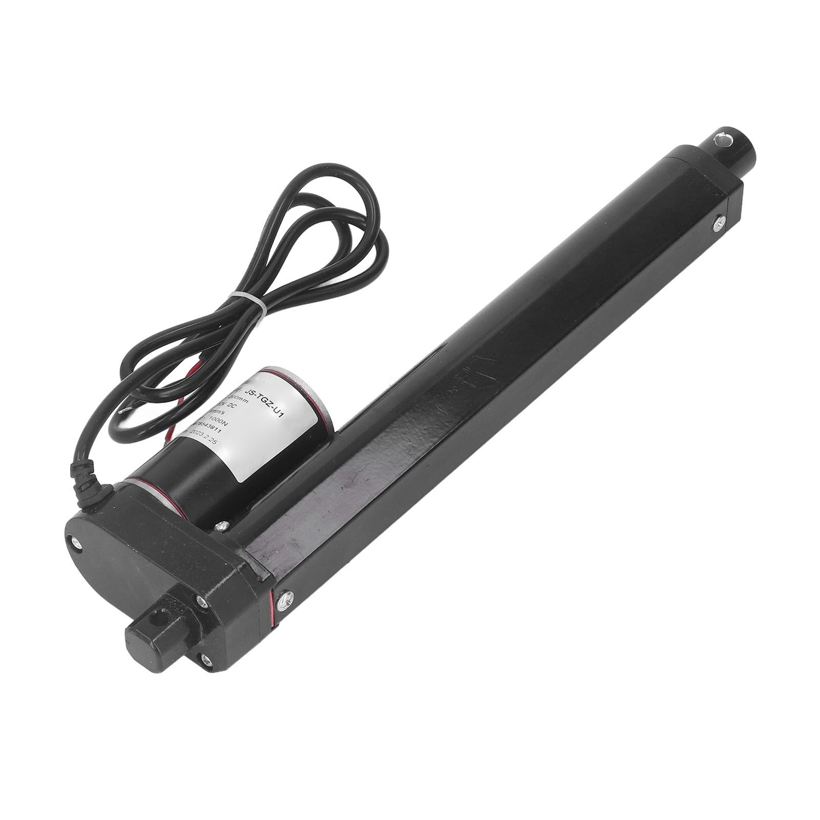 Liniowy siłownik elektryczny Czarny 1000N 200 mm skoku Elektryczne łóżko medyczne ze stopu aluminium IP65, sofa (Actuator Only)