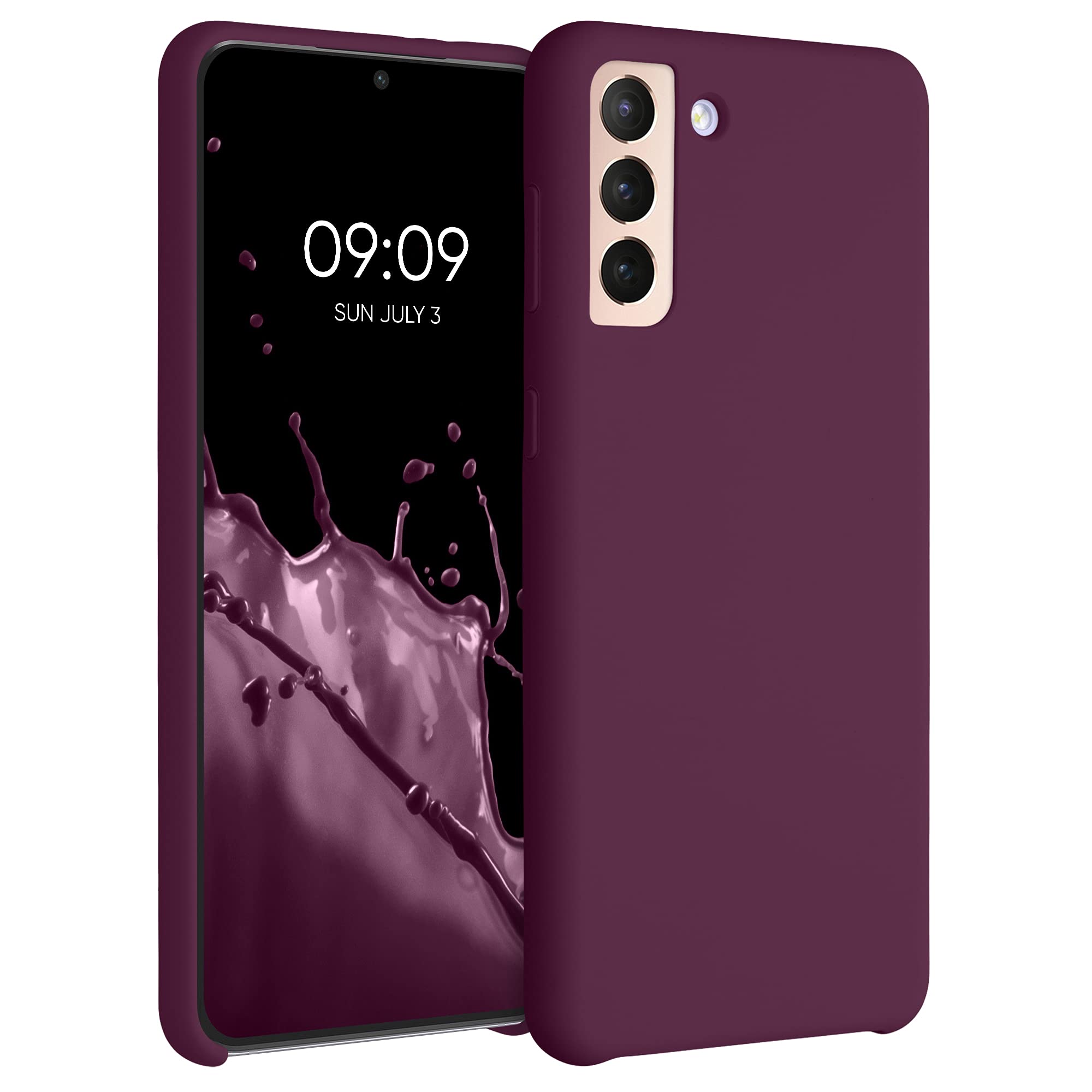 kwmobile Case for Samsung Galaxy S21 Plus: Soft Silicone Protection in Bordeaux Violet — A Smart Investment?