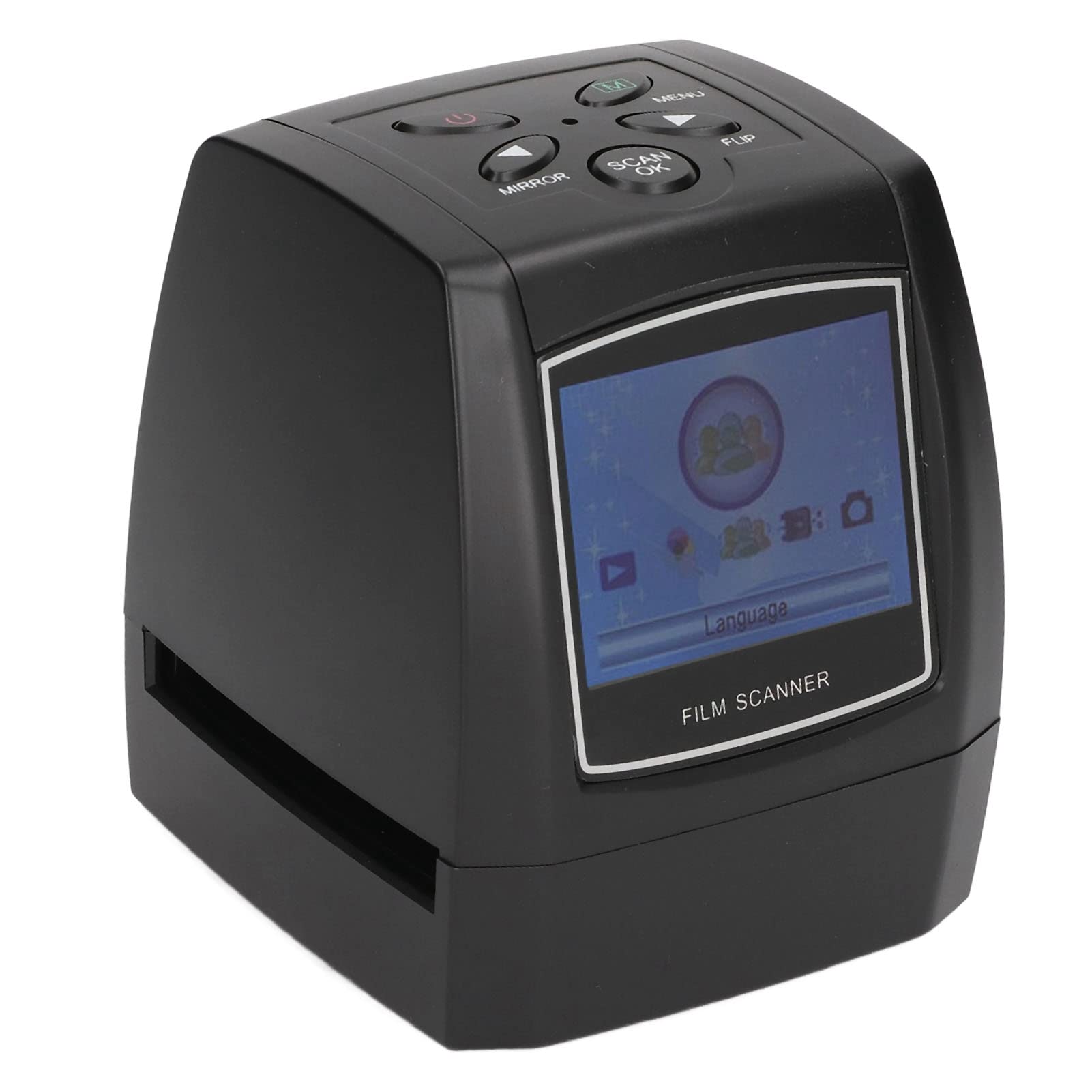 Scanner per Diapositive Pellicola, Display a Colori 2.36in TFT USB 2.0 5.0mp