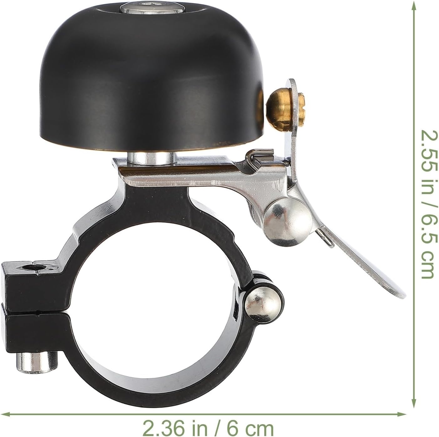 HEMOTON Copper Bike Bell Quick Release Bicycles Bell for Mountain Bikes Handlebar Cycling Accessories with Loud Ring for Outdoor Riding