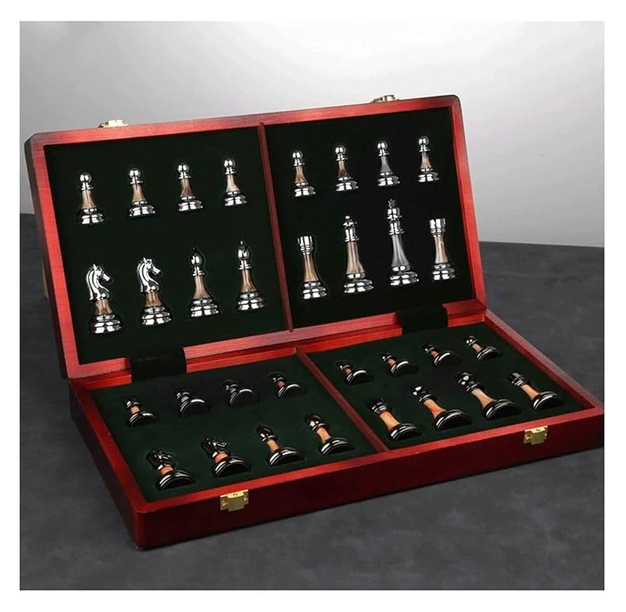 【最終値引き】STUDIO ANNE CARLTON チェス駒×盤セット Amazon.co.jp: チェス盤 チェスセット 17.7インチ チェスセット