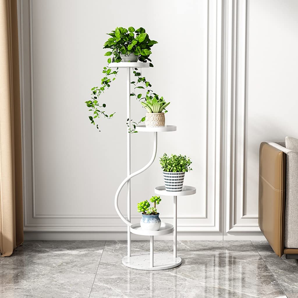 Outsunny Scaffale per Piante a 4 Livelli, Scaffale Porta Fiori e Vasi