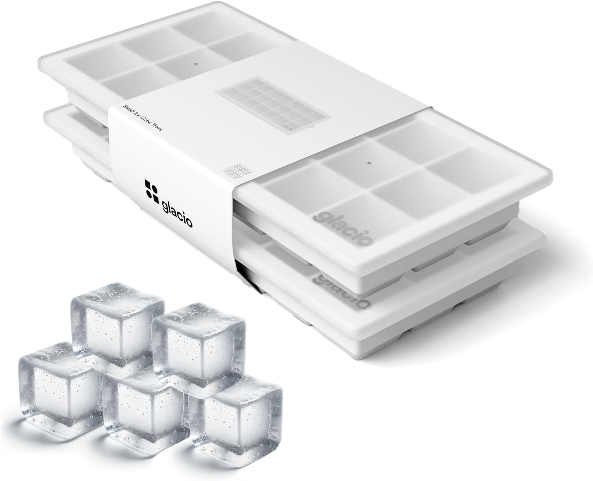 Amazon.com: OXO Good Grips Covered Ice Cube Tray Set,Blue,2 Pack: Home ...