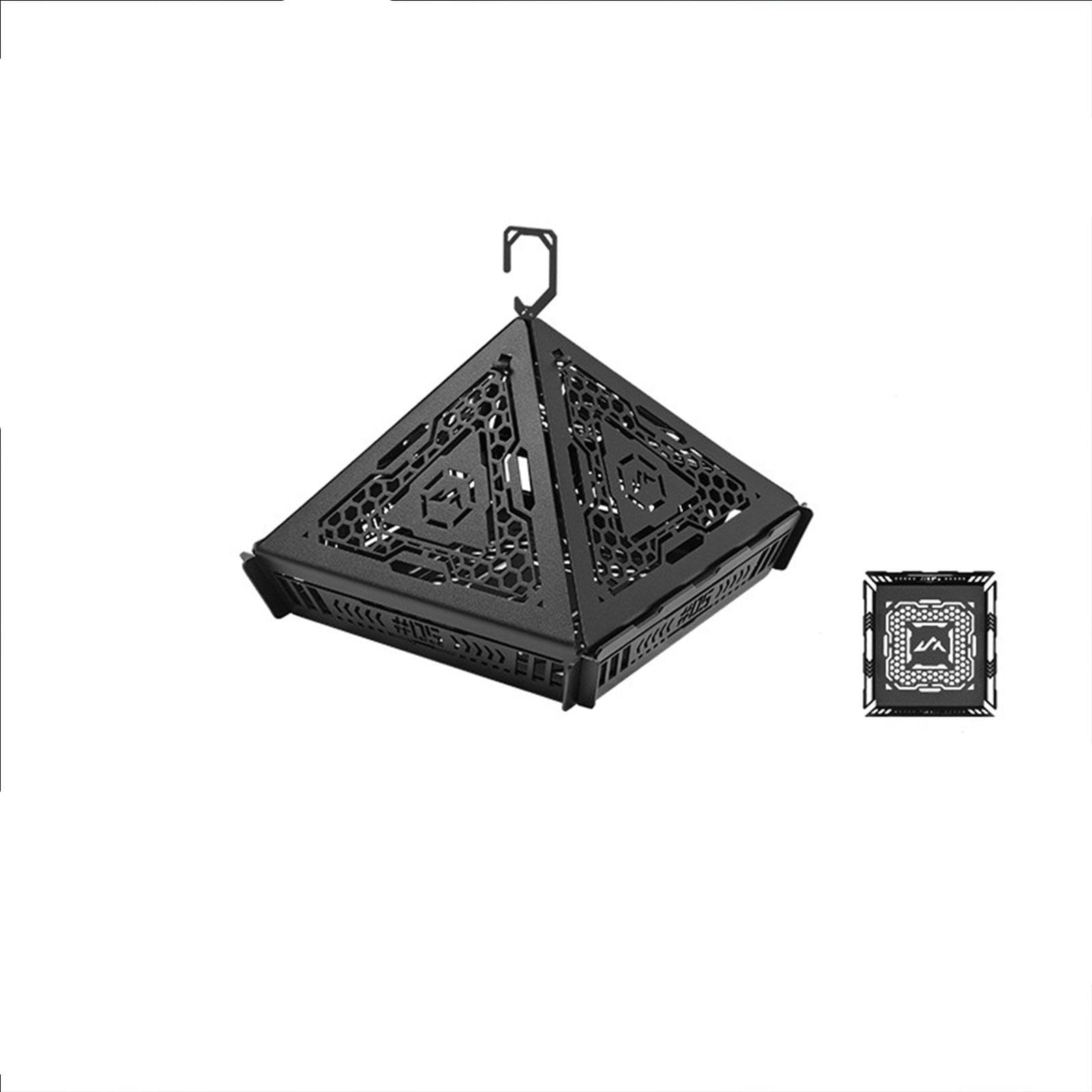 Generic Pyramid Lampshade, Portable Camping Lantern Lamp Protection Cover, Camping Lights Cover for Outdoor