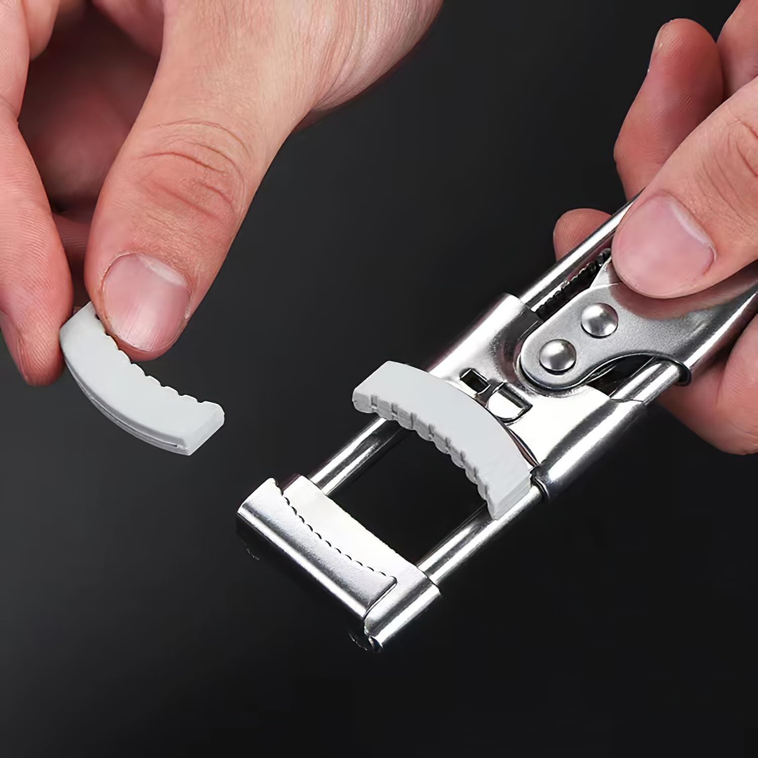 Adjustable Stainless Steel Jar Opener, Multifunctional Jar Openers for Weak Hands, Jar Opener for Weak Hands, Ease of Opening for Seniors Kids (2pcs)