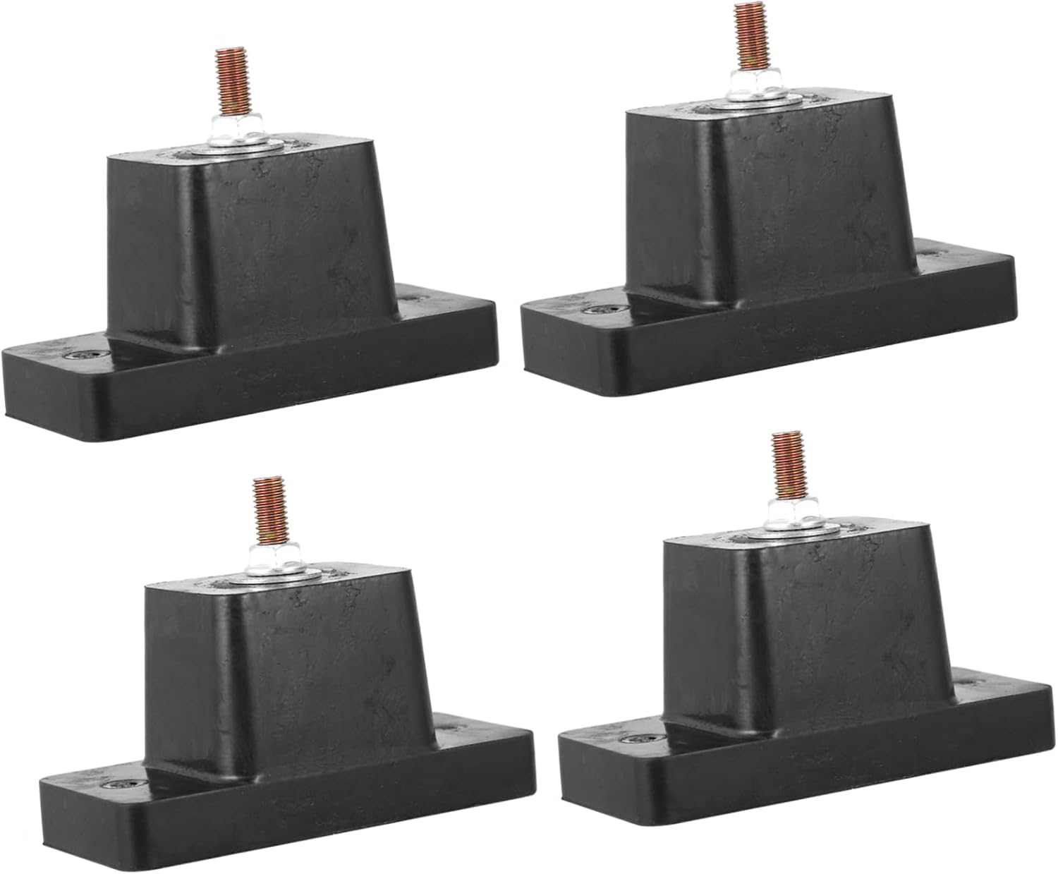 Cabilock 4Pcs Shock Absorbing Base for Air Conditioner Stands Vibration Isolator Pads for Outdoor Units Easy to Install and Store and Design for Fixed Air
