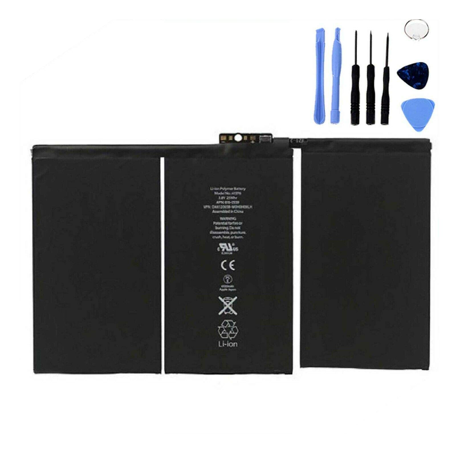 Batteria Alta capacità 6500mAh compatibile con iPad 2 con Kit Smontaggio incluso