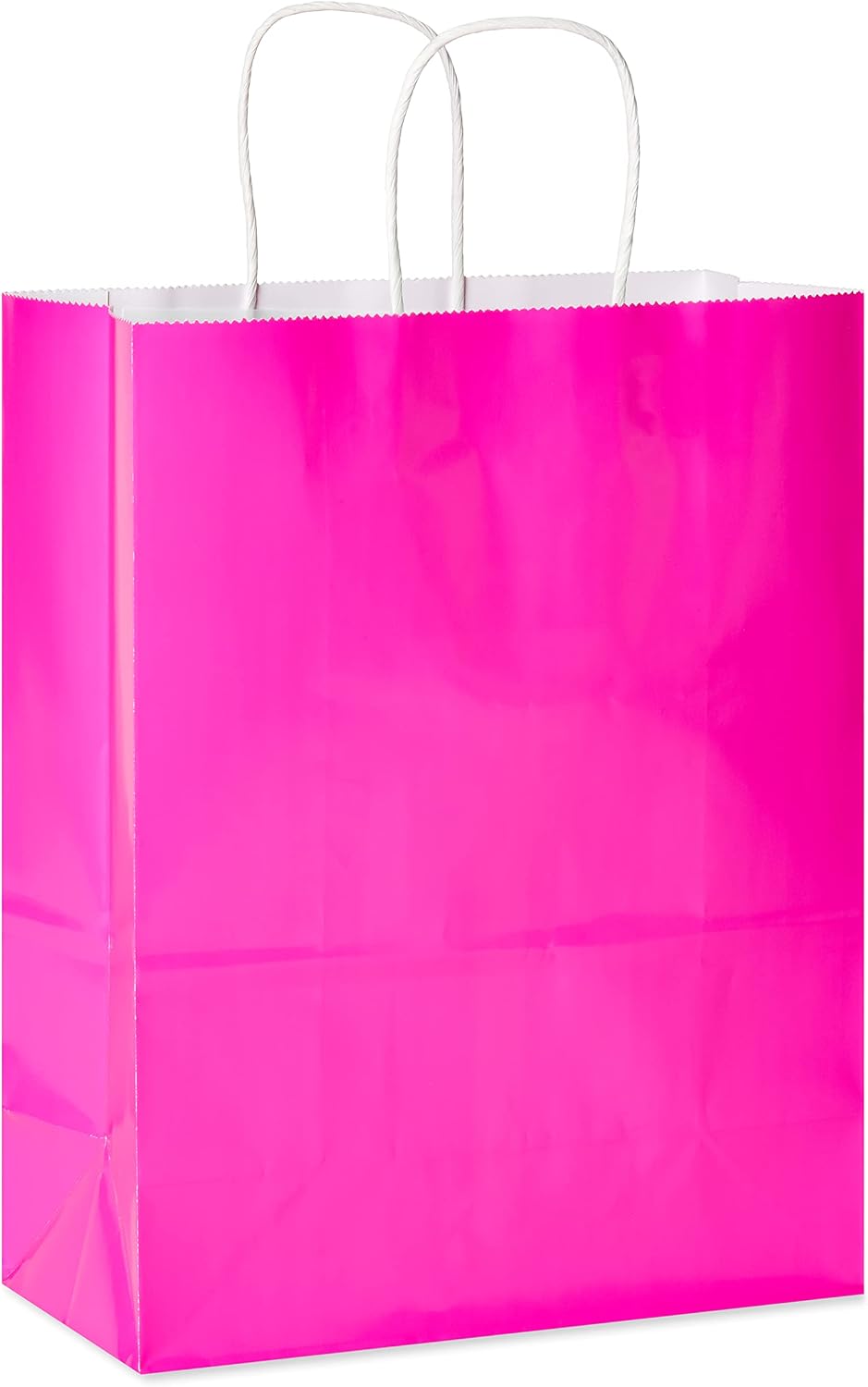 American Greetings 13" 12-Count Large Gift Bags, Pink and Blue Patterns