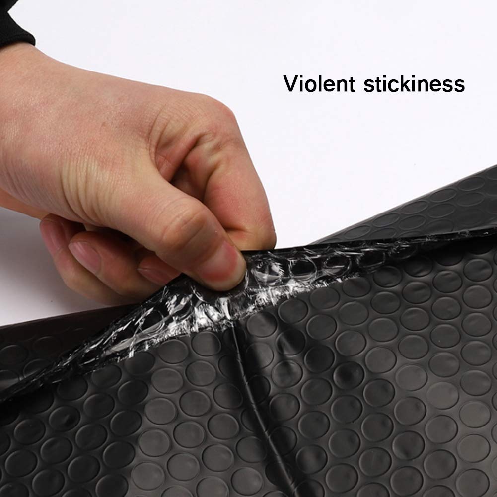 Lot de 60 enveloppes à bulles en polyéthylène noir - 33 x 40 cm - Imperméables et indéchirables - Pour bureaux, maison, magasins et écoles - Bande autocollante rembourrée pour une expédition sécurisée