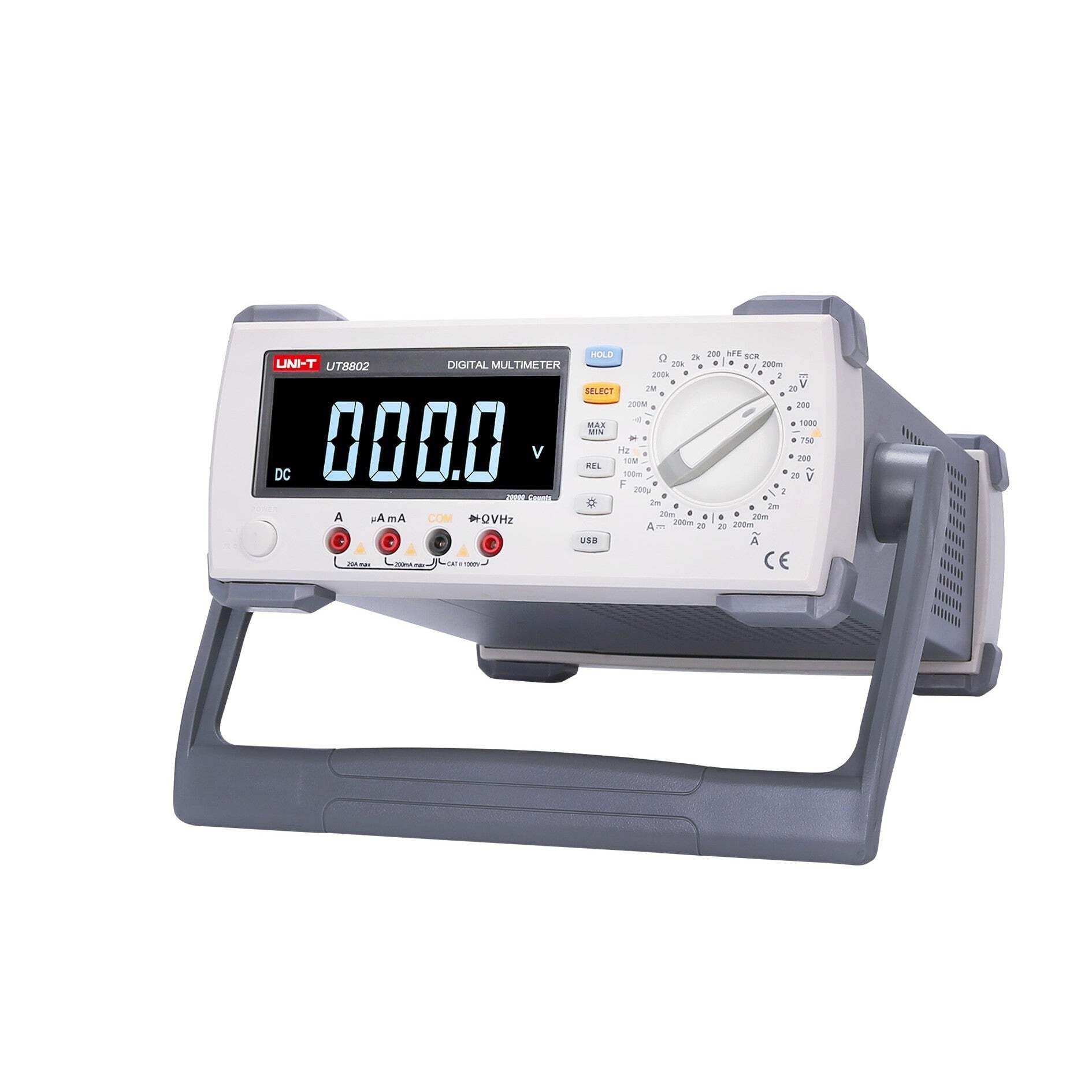 UNI-T UT8802E Digital Multimeter 200000 Counts 100kHz Frequency Response Reading Resolution 5K rdgs/s Fastest Test Rate