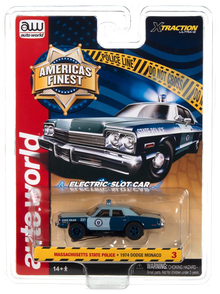 Auto World Xtraction Americas Finest SC397 Slot Car 1974 Dodge Monaco Mass