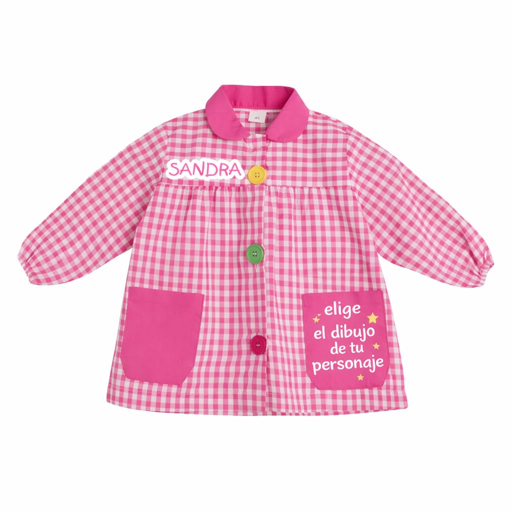 Babi/mandilón colegio. Personalizado con nombre. VUELTA AL COLE. Batas escolares. Regalos personalizados. Diferentes modelos a elegir