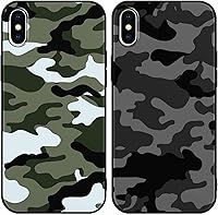 Vista 83 de Paquete de 2 Fundas Lindas y Geniales de Estrellas Negras para iPhone 7/8 / SE 2020 / SE 2022 de 4.7 Pulgadas, Funda Estética, Antiarañazos