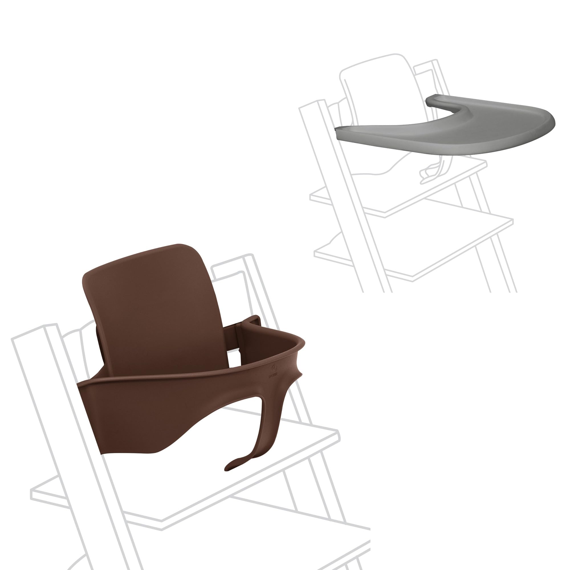 STOKKE ストッケ トリップトラップ ハイチェア＋ベビーセット付き 公式 ストッケ トリップトラップ チェア オーク + ベビーセット
