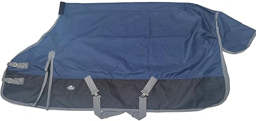 Miniatura 28 de 1200Denier - Manta impermeable y transpirable para caballo (78", azul real)
