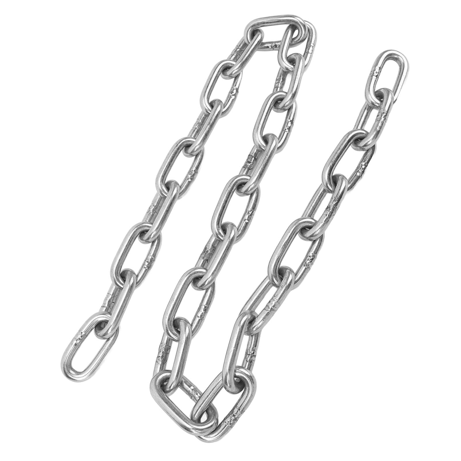 Cadena de Ancla para Barcos, 8 Mm, Acero Inoxidable 316, Grado Marino, Fijación Segura Universal, Reemplazo de Cadena de Plomo de Ancla Versátil para Yates Marinos, Barcos de Pesca