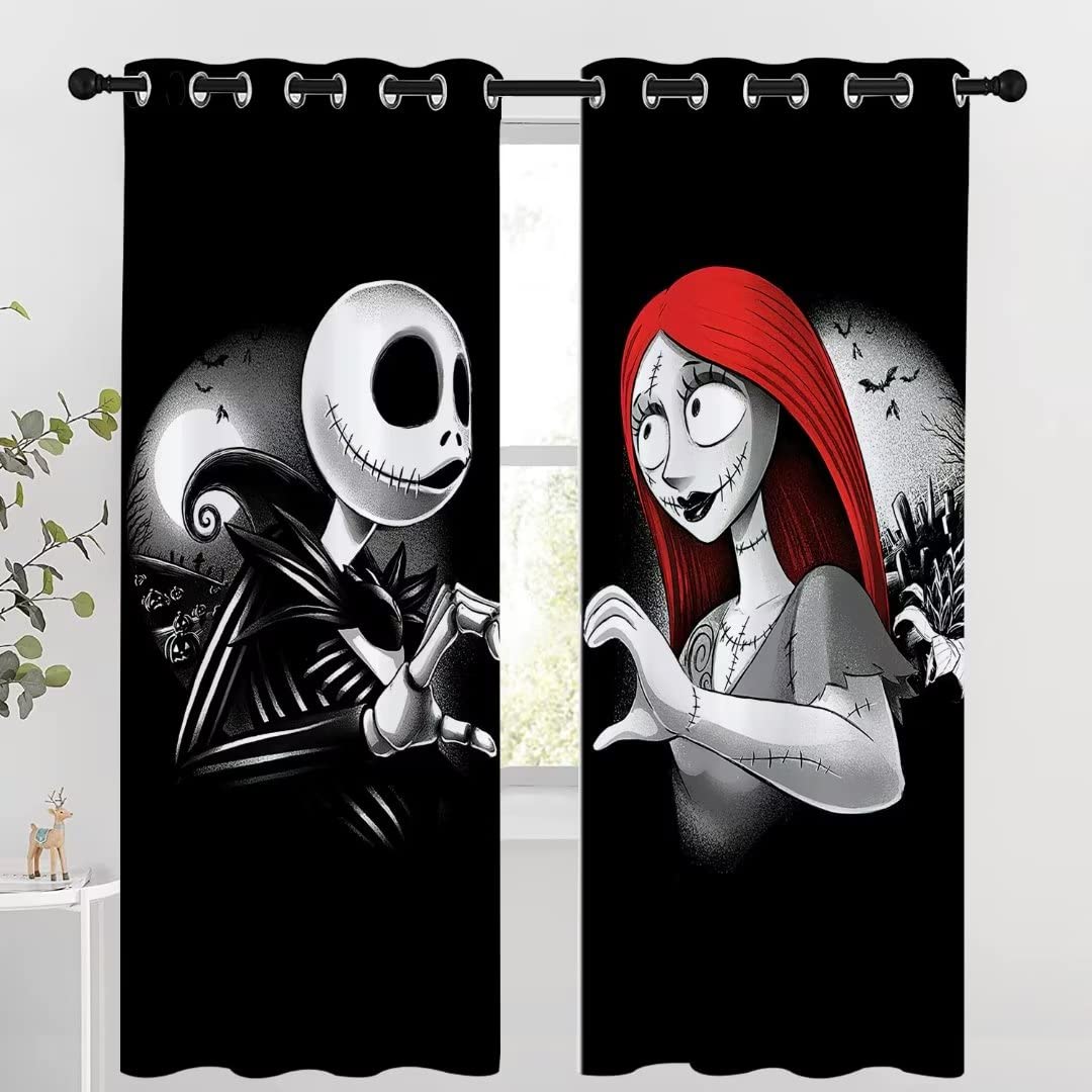 Amazon｜ARDORN ナイトメア クリスマス 遮光カーテン 女の子 男の子