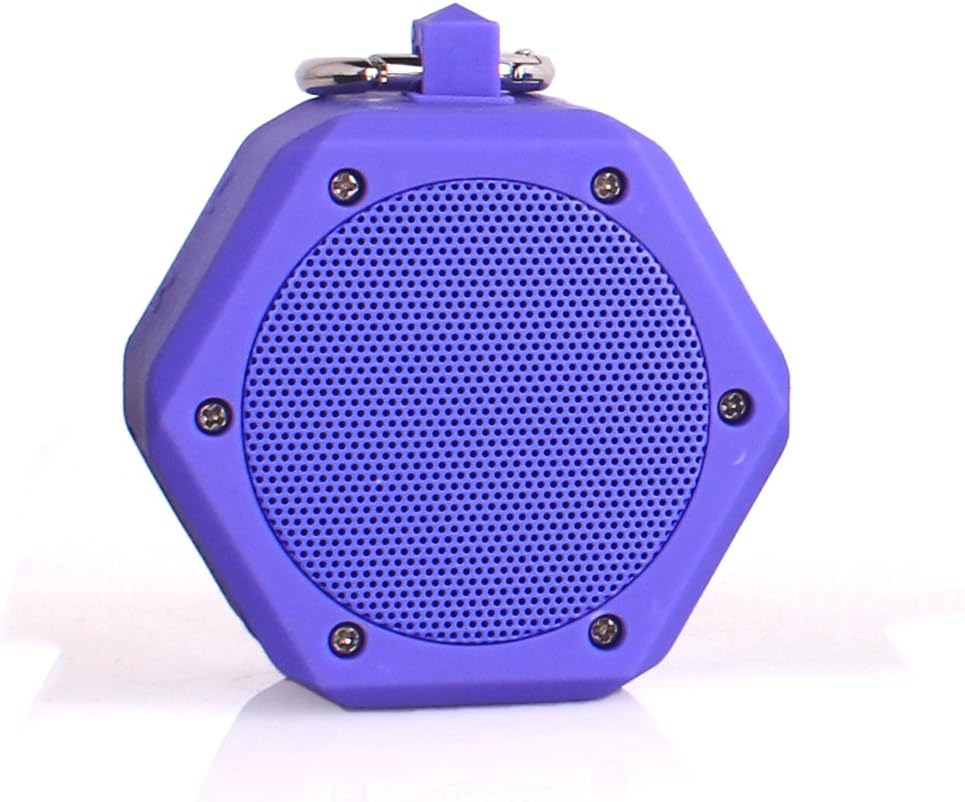 YunMei® Portable Mini Wireless Bluetooth Stereo Speaker,Multi-purpose Waterproof Outdoor/Shower Speaker, with 3W stereo Bluetooth speaker BB-120 (Purple)