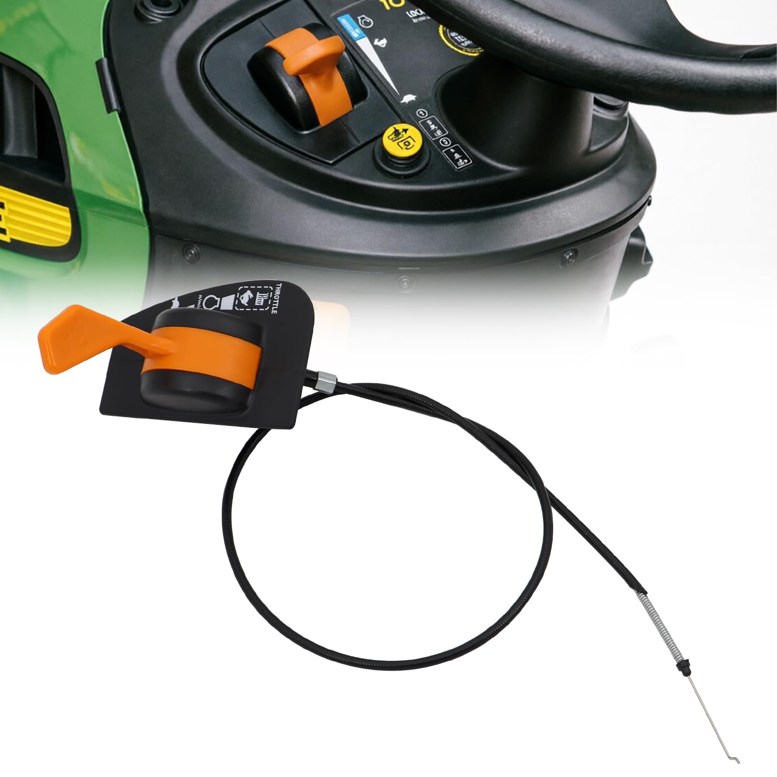 Cable de estrangulador GY21984 repuesto GY21308 para John Deere LA155 X165