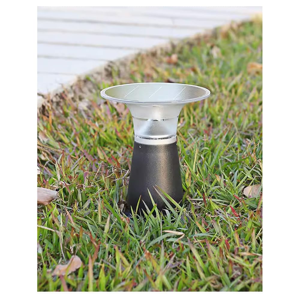Lampada Solare da Giardino contemporanea, Impermeabile, per Ville, Giardini, Cortili, quartieri residenziali (Stile 25 H28CM, 1 Pezzo)