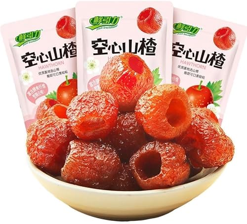 空心山? 蜜?果脯 水果干 山?果 中空サンザシ砂糖漬け果物干しサンザシ果実健康果物間食カ ジュアル食品軽食デザートお菓子お菓子お菓子お菓子 健康水果零食 休?食品 おつまみ珍味 小吃甜点スナック菓子スイーツ 点心?点 糖果零食 (250g)